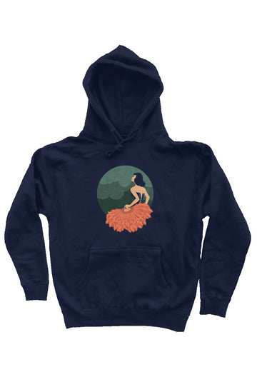 The Lady with the Feathers Unisex Hoodie
