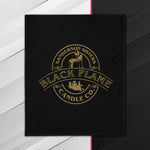 Black Flame Candle Company Throw Blanket