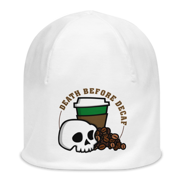Death Before Decaf Beanie