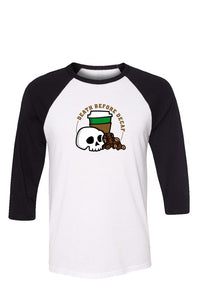 Death Before Decaf Jersey Tee