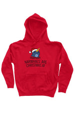 Narwhals Are Christmas AF Unisex Hoodie
