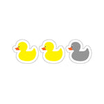 The Original Duck Duck Gray Duck (Sticker)