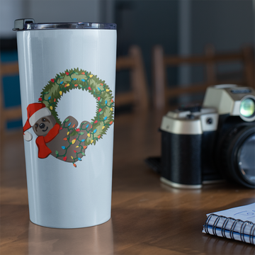 Sloth Christmas Travel Mug
